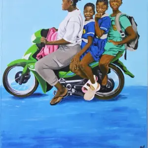 Early morning school rush, by Dennis Bull Ndegwa